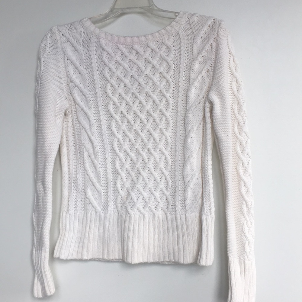 Cable knit sweater